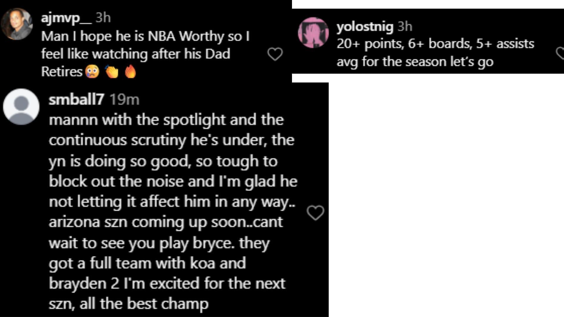 Fans go wild over James’ slick practice video (Image: IG/_justbryce)